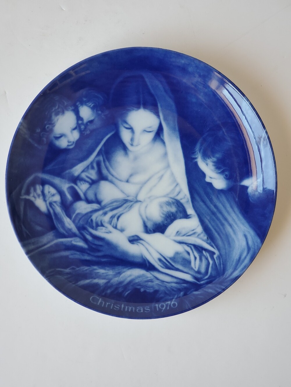 Vintage 1976 Kaiser West Germany Christmas Collector Plate Christ Saviour Born